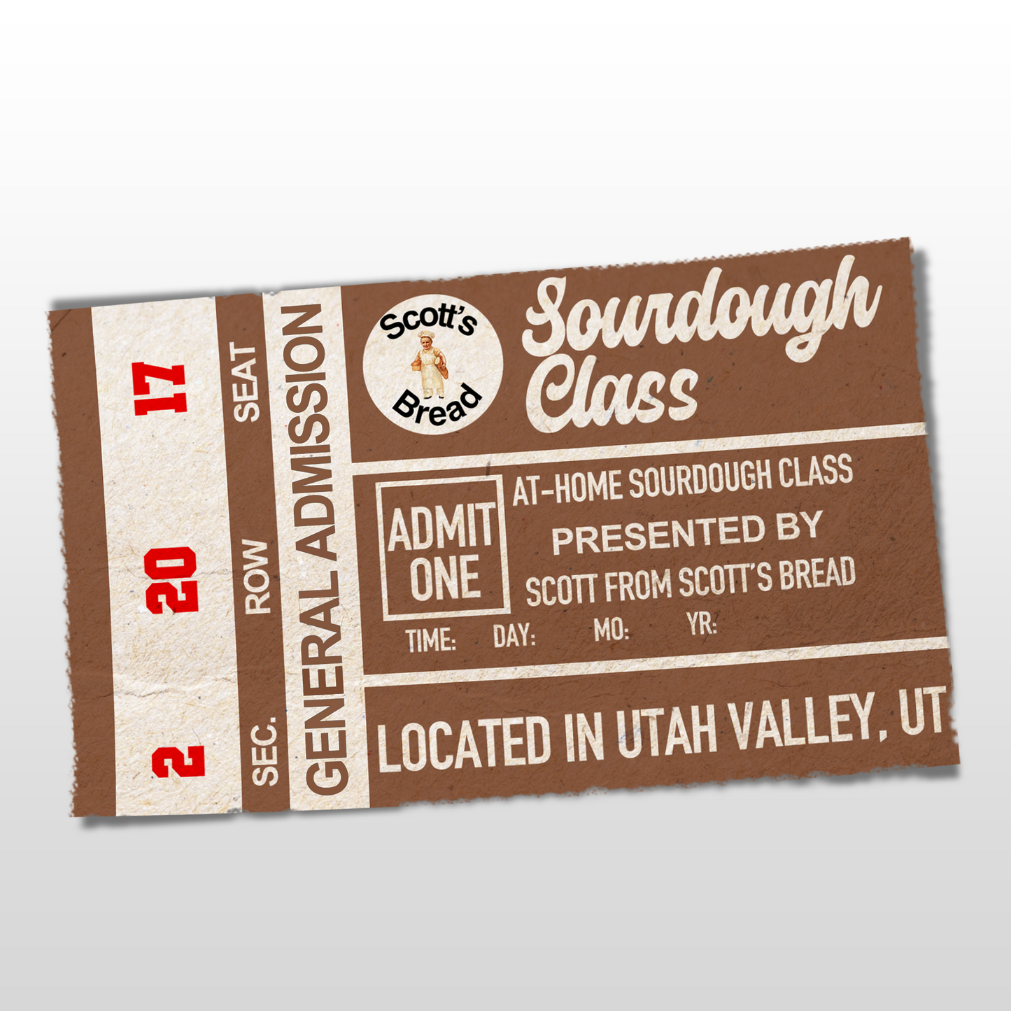 Sourdough Class Ticket